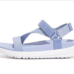 Fitflop sandals Loosh webbing Z-Strap in Periwinkle blue